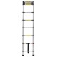 5M Alloy Aluminium Retractable Multifunctional Telescopic Single Straight Extension Extendable Ladder