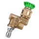 5Pcs 2.0 GPM High Pressure Washer Spray Nozzle Tips with Connector 1/4 Inch Quick-connect 4500PSI 90° Rotary Connector