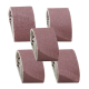 5Pcs 65x410mm Abrasive Sanding Belts 40/60/80/120 Grit Aluminium Oxide Power Tools Accessory for Grinding Polishing Sander