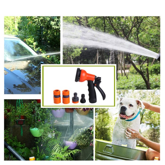 5Pcs Car Washing Kit High Pressure Power Washer Spray Nozzle Watering Garden