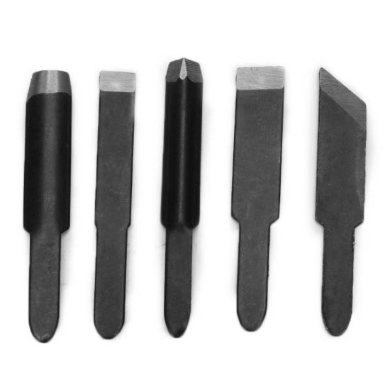 5pcs Carving Blades For Wood Working Carving Chisel Electric Carving Machine Tool