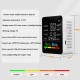6 in 1 PM2.5 CO2 TVOC HCHO Tester Portable Digital Temperature and Humidity Tester Air Quality Monitor