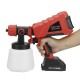 600W 18V 1000ML Electric Paint Sprayer Guns Household Paint Sprayer Machine W/ 1/2pcs Battery