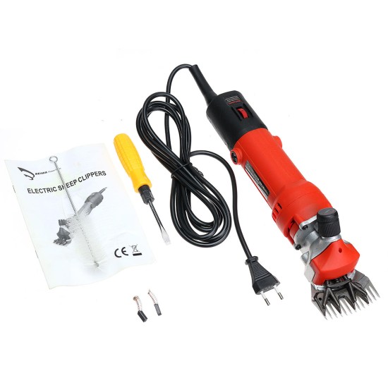 600W 220V Electric Sheep Shearing Machine Goat Hair Trimmer Clippers Power Tools