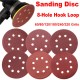 60Pcs 5 Inch 8-hole Hook Loop Sanding Discs Sandpaper 60/80/120/180/240/320 Grit