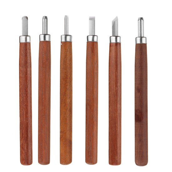 6/10/12Pcs Wood Stone Carving Chisels Hand Woodworking Kit Cutter Tools Set