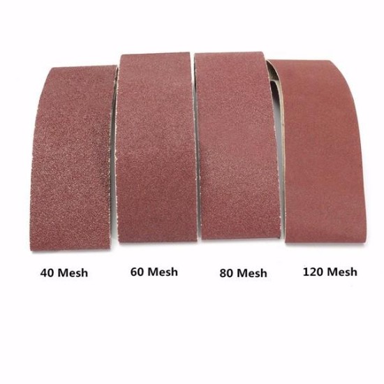 75x610mm Aluminium Oxide Sanding Belts 40/60/80/120 Grit Zirconia Abrasive Tools