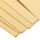 7pcs 154X100mm Flocking Yellow Sandpaper with Sponge Block