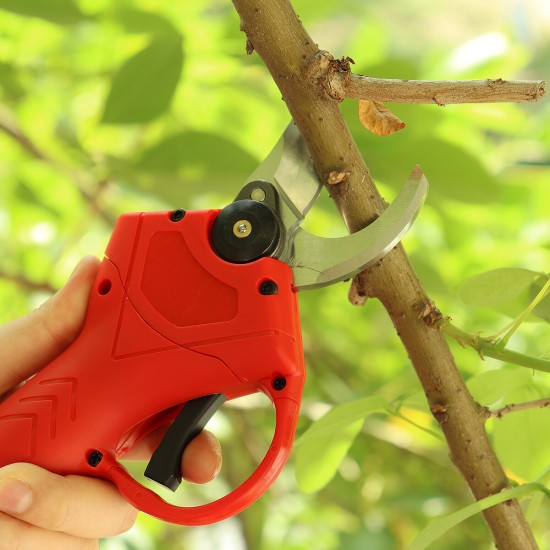 88VF Wireless 25mm Rechargeable Electric Scissors Branch Pruning Shear Tree Cutting Tools W/ 1 Battery