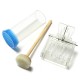 8PCS BEE Equipment Smoker Brush Uncapping Fork Queen Catcher Comb Tool Beekeeping