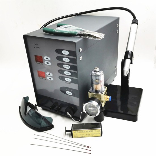 AC 110V/220V Stainless Steel Spot welding Machine Automatic Numerical Control Pulse Argon Arc Welder Jewelry Spot Welder