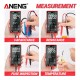 621A 9999 Counts Auto Range Full-screen Touch Smart Digital Multimeter Rechargeable DC/AC Voltage Current Tester Meter