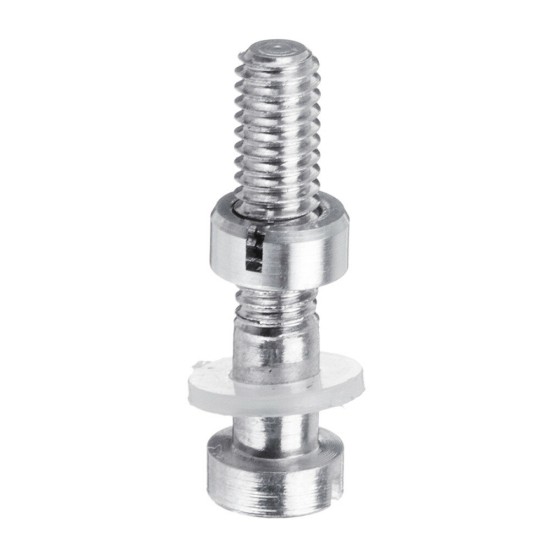 Aluminum Screw For Turntable Headshell Cartridge Mounting Pure Silver Part