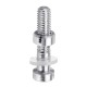 Aluminum Screw For Turntable Headshell Cartridge Mounting Pure Silver Part