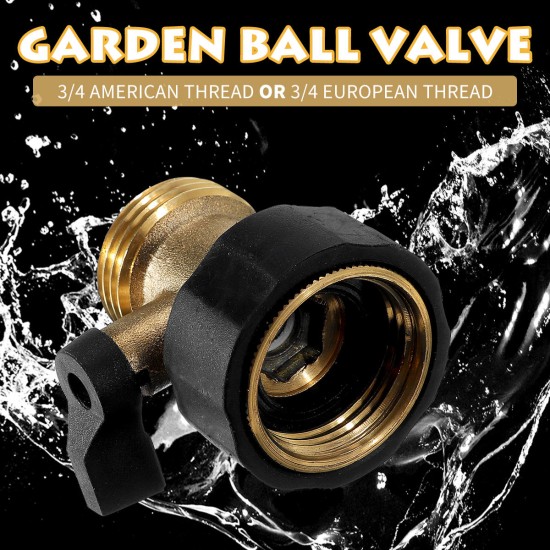 American / European Thread Single-pass Ball Valve 3/4 Import and Export Threaded Ball Valve
