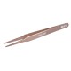 BST-13C Anti-magnetic Anti-acid Stainless Steel Flat head Color Coated Tweezer For Mobile Phone