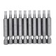 10Pcs Magnetic Slotted Screwdriver Bits SL2/SL3/SL4/SL5/SL6 1/4 Inch Hex Shank Screwdriver Set