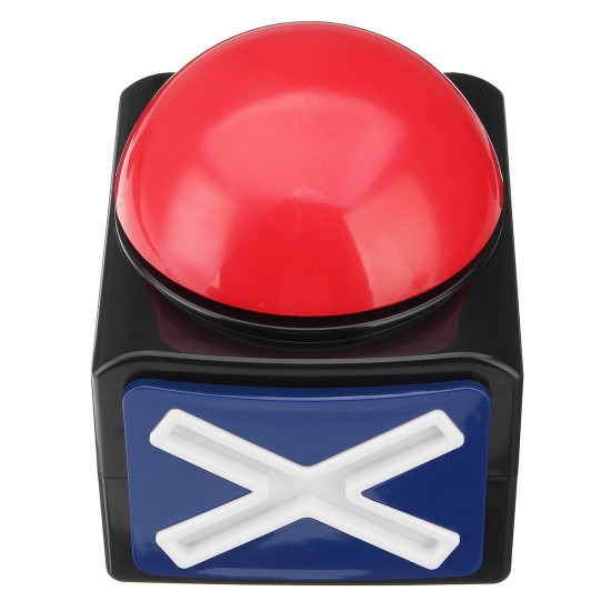 Alarm Push Button Lottery Trivia Quiz Game Red Light With Sound And Light