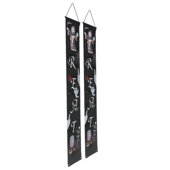 Banner of Door Curtain and Ghost Festivals Couplet Outdoor Decoration