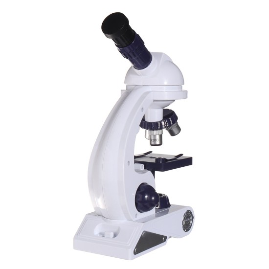 Biological Microscope Kit Children School Educational Toys Kids Gift 80x - 450x