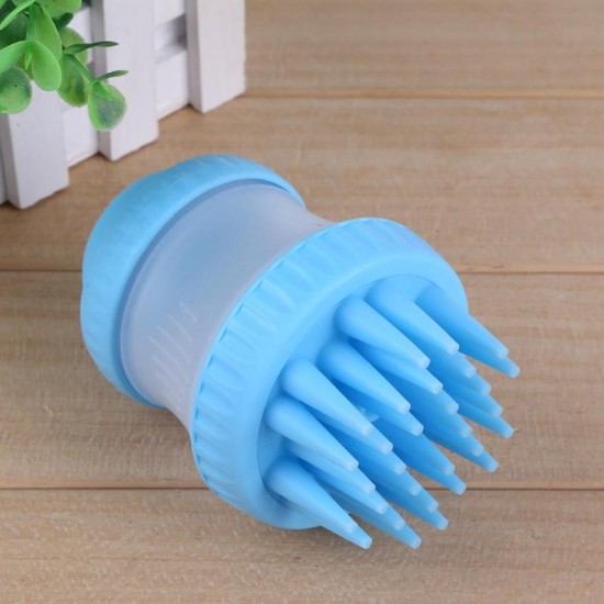 Brush Mitt Massage Scrub Brush Brushing Body Bath Dog Cat Pet Brush Remover Hand Tool