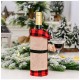 Christmas Sweater Wine Bottle Clothes Collar & Button Coat Design Decorative Bottle Sleeve Sweater For Christmas Gifts Xmas Party Decorations