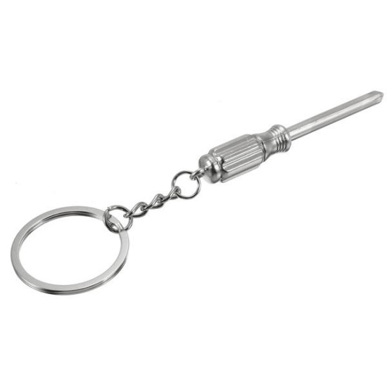 Creative Mini Tool Model Phillips Screwdriver Key Chain Ring