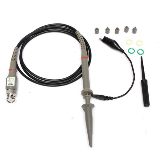 1 Set P6100 DC-100MHz Oscilloscope Probe 100MHz Scope Clip Probe for Tektronix