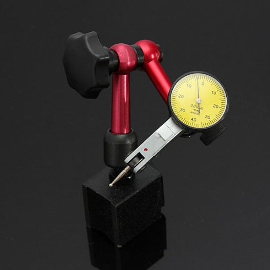 Mini Flexible Magnetic Base Holder Stand Tool for Dial Indicator