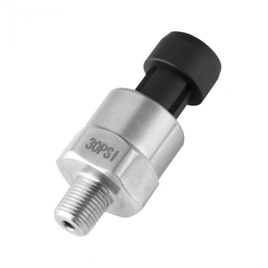 DC 5V 1/8NPT Thread Pressure Sensor Transmitter Transducer Sender Sensor for Oil Fuel Diesel Air Water Stainless Steel