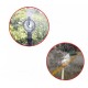 DN15 1/2 Inch Alloy Butterfly/Rain Shower Nozzle 360 Degree for Lawn Gardening Agricultural