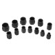13pcs Impact Damaged Bolt Nut Screw Remover Extractor Socket Tool Kit Removal Set Bolt Nut Screw Removal Socket Wrench