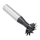 45 Degree 10-35mm Dovetail Groove HSS Straight Shank Slot Milling Cutter End Mill CNC Bit