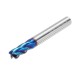 5/6/8mm R0.5 Nano Blue Coating Carbide End Mill HRC60 4 Flute CNC Milling Cutter