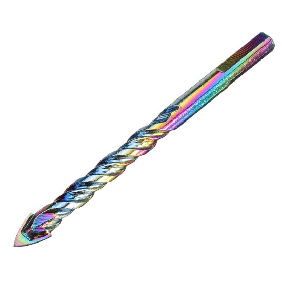 6-12mm Colorful Triangular Ceramic Tile Drill Bit 6/8/10/12mm Glass Drill Tool for Glass Wood Tiles Marble