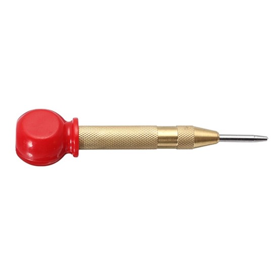6mm Automatic Center Pin Punch Spring Loaded Marking Starting Holes Tool