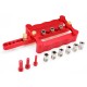 Self Centering Dowelling Jig Metric Dowel 6/8/10mm Punch Locator Drilling Tools for Woodworking