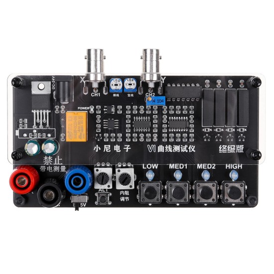 Dual-channel VI Curve Tester, Displaying 2 Waveforms at the Same Time for Easy Comparison