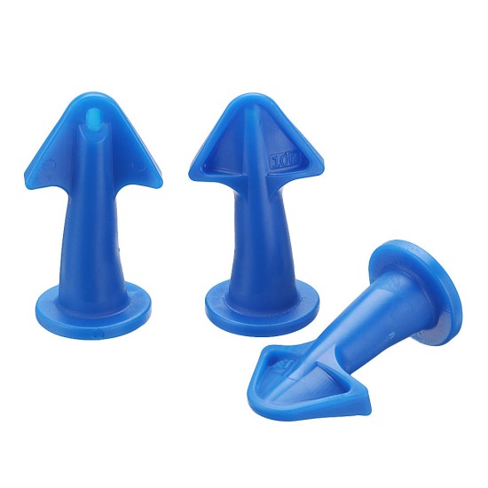 3pcs Silicon Sealant Nozzle Plus Scrapers Set Trowel Nozzle Plus Silicone Caulking Tools