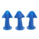 3pcs Silicon Sealant Nozzle Plus Scrapers Set Trowel Nozzle Plus Silicone Caulking Tools