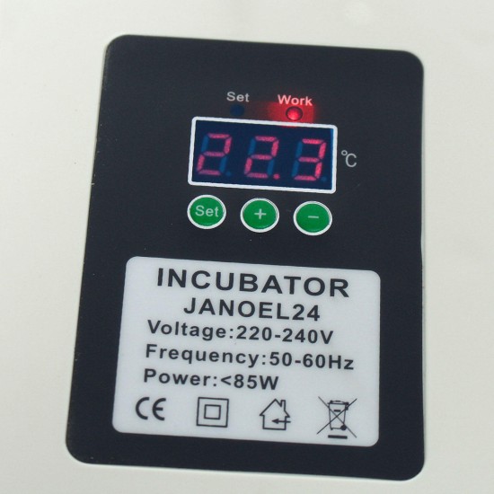 Egg Incubator Incubator Hatcher-24 Digital Fully Automatic Clear Egg Turning Incubator Hatcher