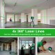 Laser Level 16 Lines 4D Self-Leveling 360 Horizontal And Vertical Cross Super Powerful Green Laser Beam Line Laser Level