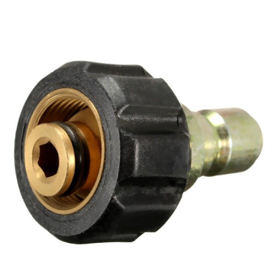 Female M22 x 3/8 Inch Male Plug Quick Connect Connector for Pressure Washers