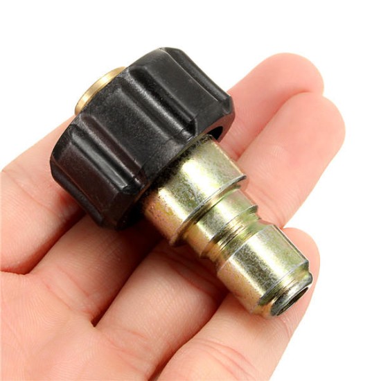 Female M22 x 3/8 Inch Male Plug Quick Connect Connector for Pressure Washers