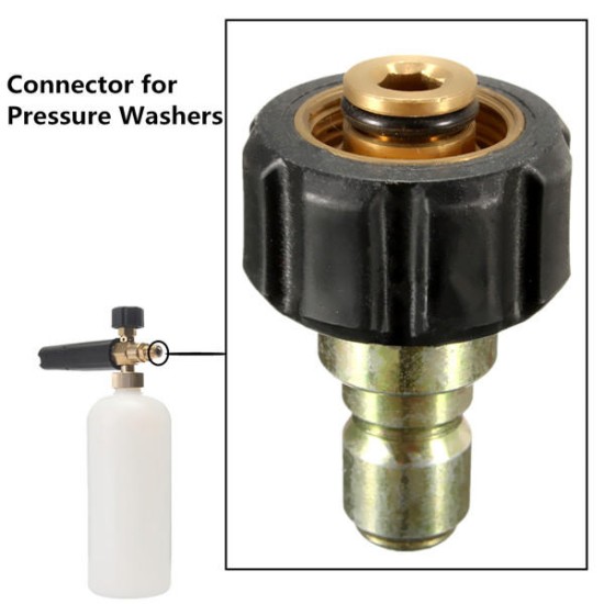 Female M22 x 3/8 Inch Male Plug Quick Connect Connector for Pressure Washers