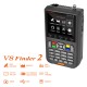 V8 Finder2 Handheld Satellite Meter 3.5 Inch High Definition LCD Screen DVB-S/S2 MPEG-2/4 H.264(8 Bit) Satellite Finders with 4000mAh Li-ion Battery