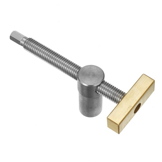 20MM Brass Stainless Steel Adjustable Holder With Quick Clamping Tenon Stop For Desktop Woodbench Fixed Locking Accessories Woodworking Tools