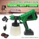 Green 1000ml Wide Pressure European Standard 5 Battery Lithium Battery Sprayer Paint Machine