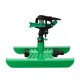 H Base Plastic Auto Rotating Lawn Sprinkler Garden Lawn Plant Grass Watering Tool