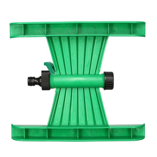 H Base Plastic Auto Rotating Lawn Sprinkler Garden Lawn Plant Grass Watering Tool